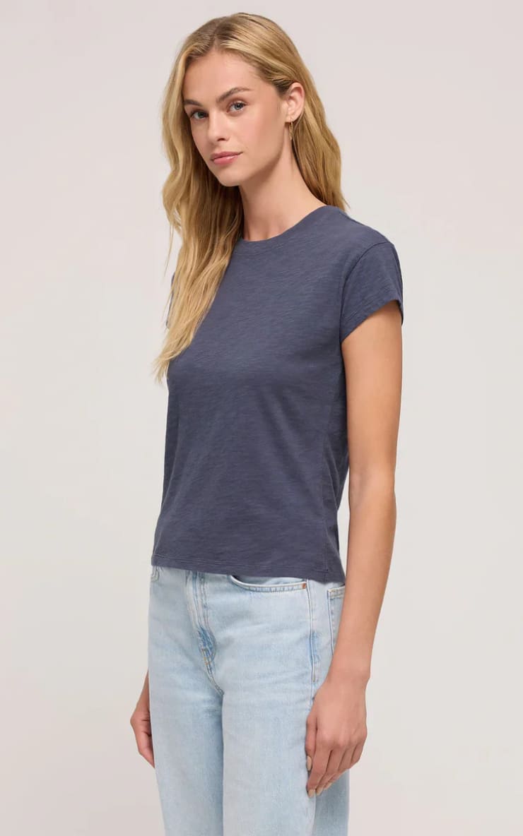 Z SUPPLY - Modern Slub Tee in Worn Blue - tee