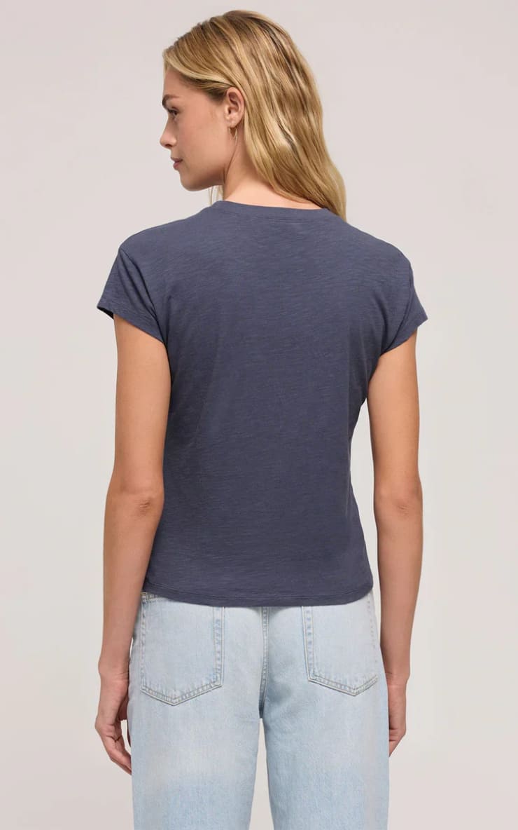 Z SUPPLY - Modern Slub Tee in Worn Blue - tee