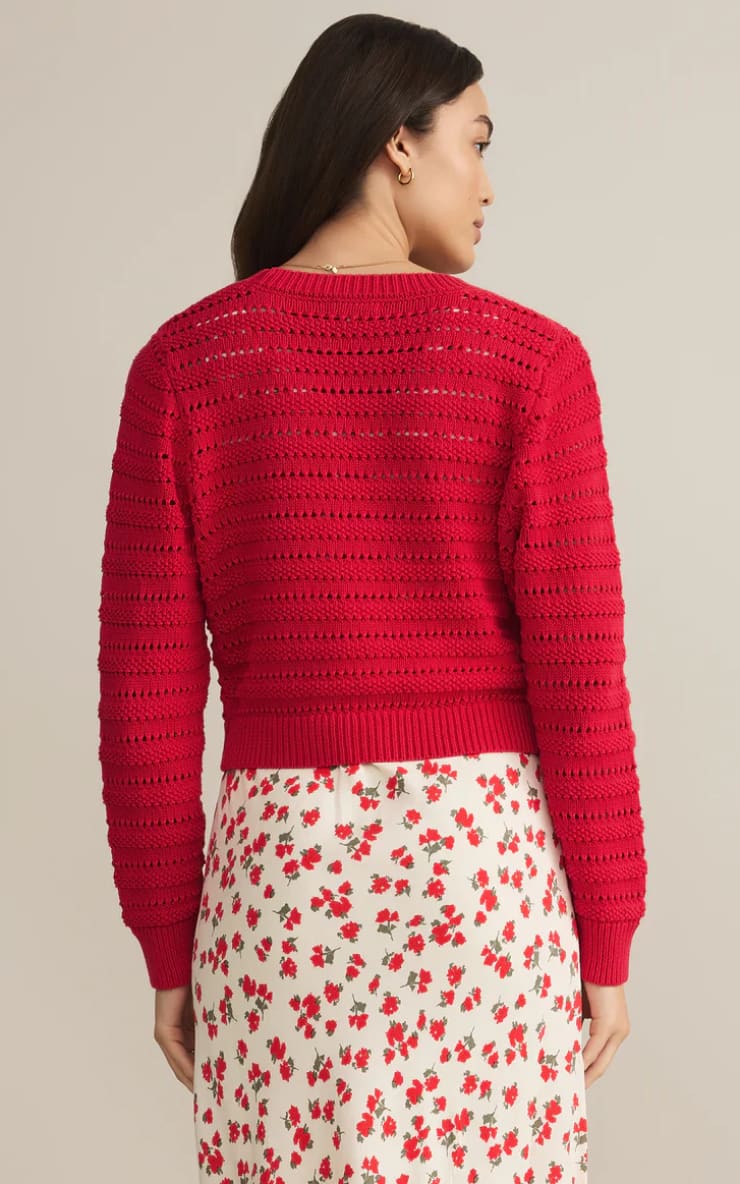 Z SUPPLY - Romance Cardigan in Cherry - cardigan