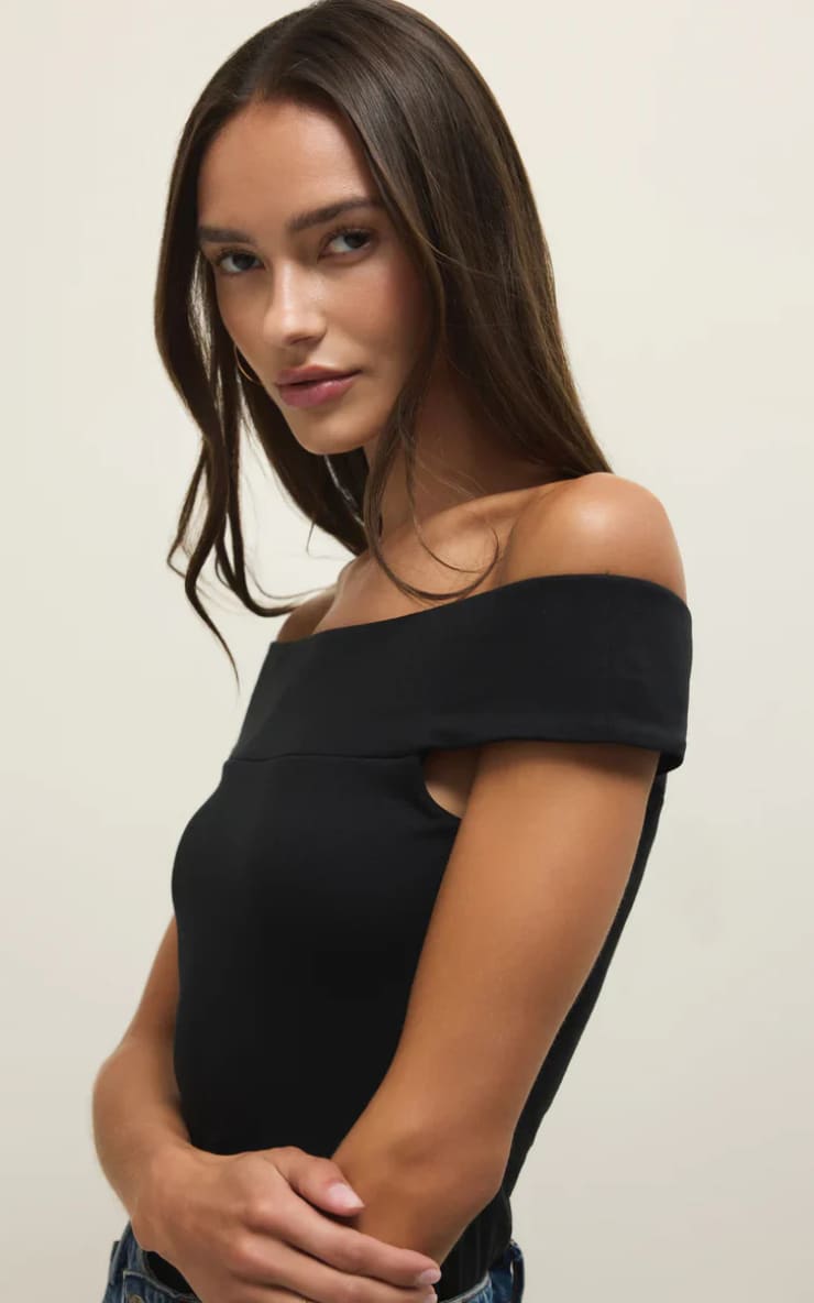 Z SUPPLY- Second Skin Off Shoulder Top - Blouses & Tops