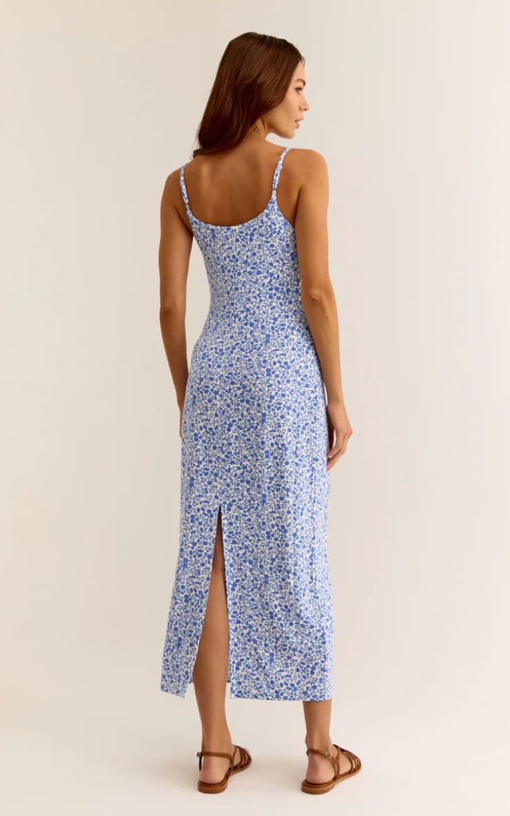 Z SUPPLY- Cartia Cocos Floral Midi Dress