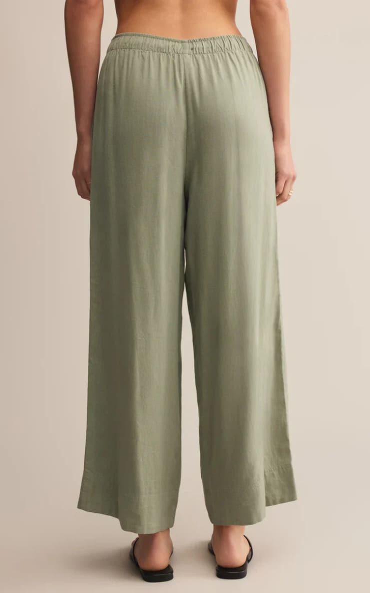 Z SUPPLY- Easton Linen Pant in Avocado