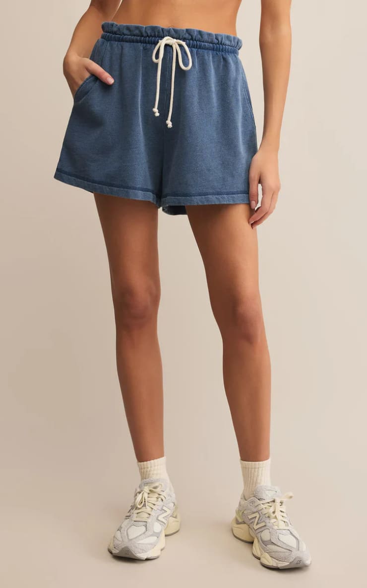Z SUPPLY- Gael Knit Denim Short - Shorts & Skorts