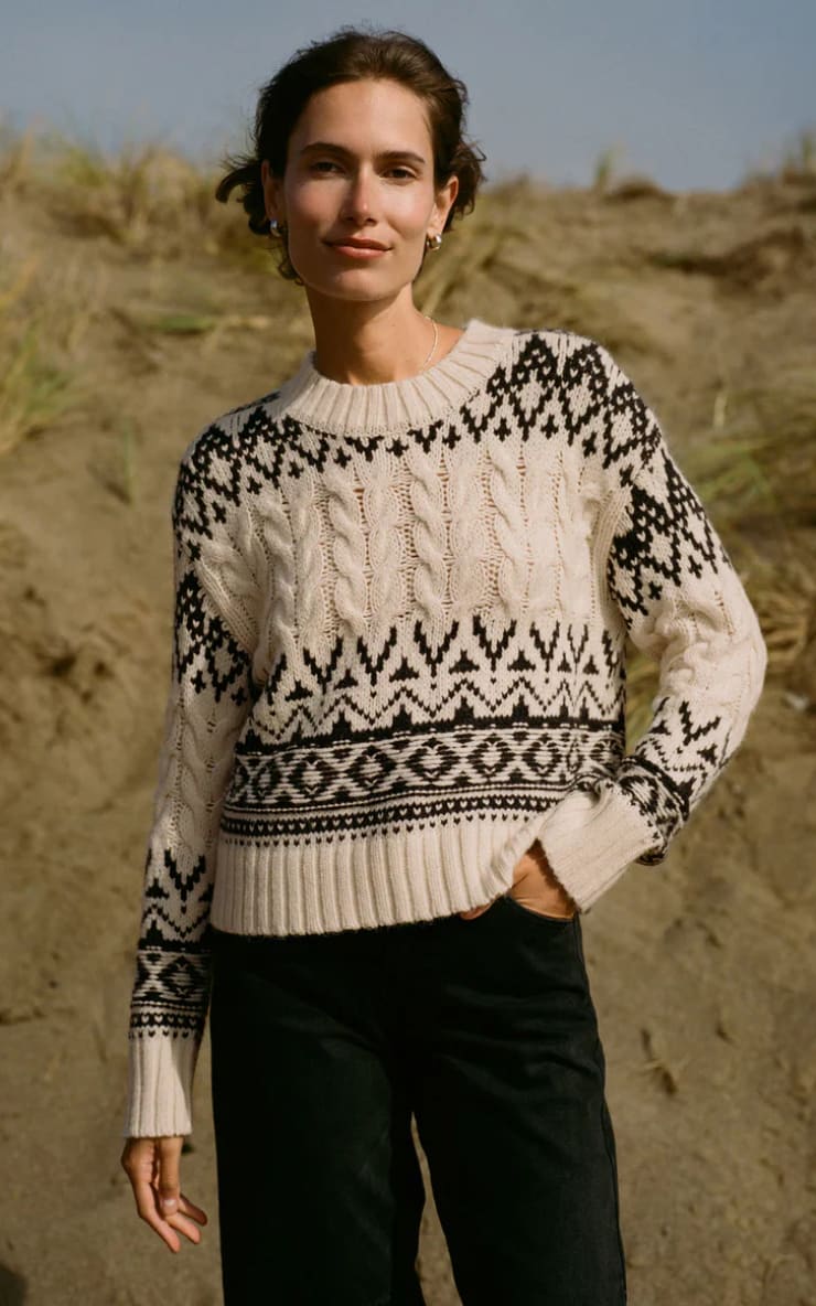 Z SUPPLY- Garland Fairisle Sweater - sweater