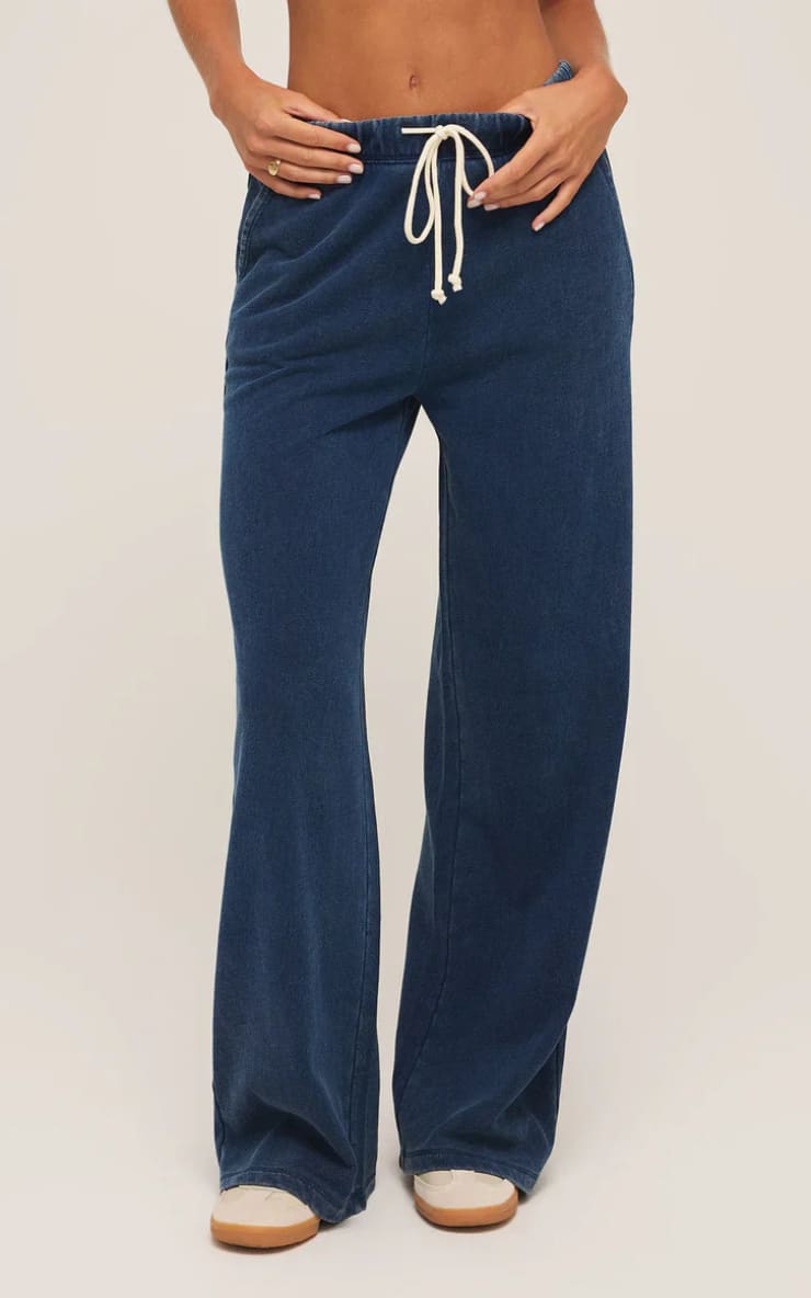 Z SUPPLY- Hunter Knit Denim Pant in Indigo