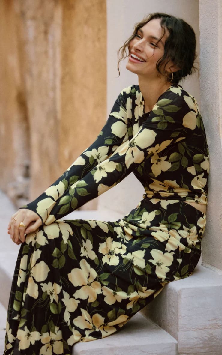 Z SUPPLY- Taysha Ren Floral Mesh Top in Sunnyside - Blouses