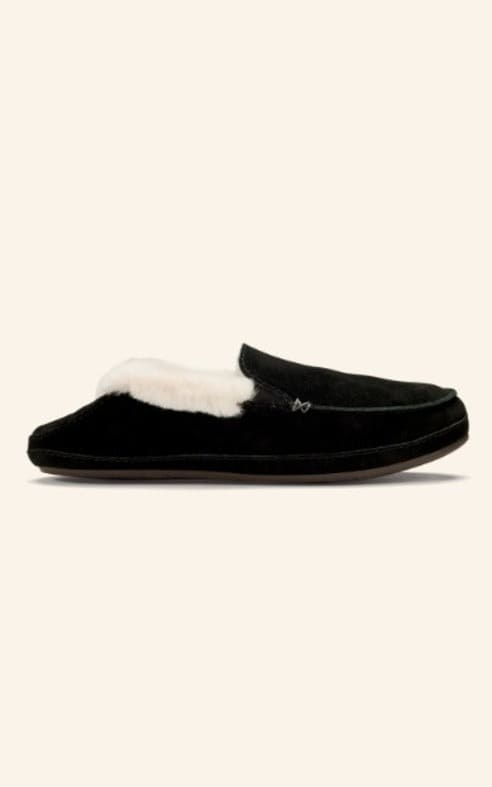 OluKai - Ku’una Leather Slipper in Black - footwear