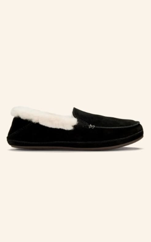 OluKai - Ku’una Leather Slipper in Black - footwear