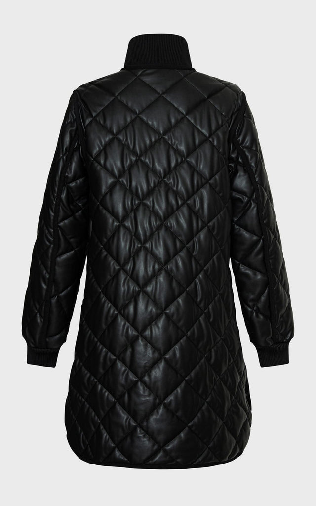 Adroit Atelier - Liberty Quilted Vegan Leather Jacket - 