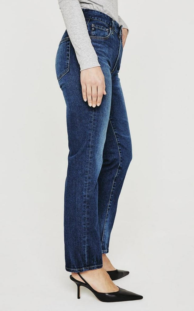 AG Jeans - Saige High Rise Straight in Gondola - denim