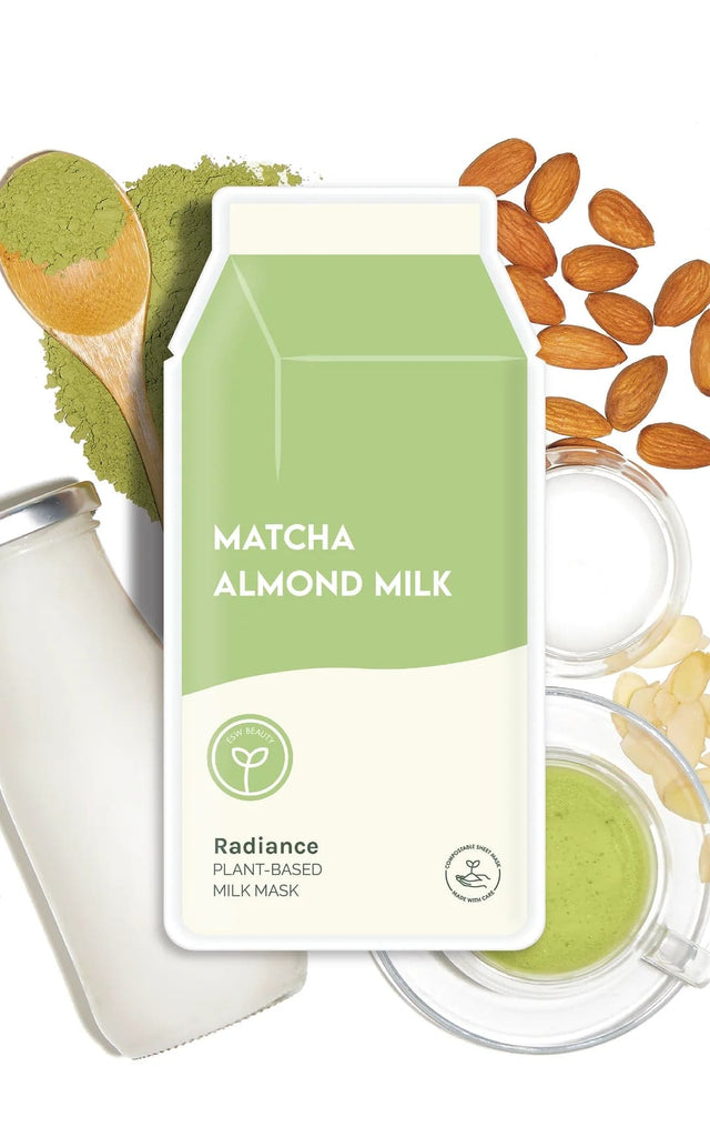 ESW Beauty - Matcha Almond Milk Radiance Plant-Based Sheet