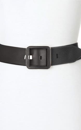 Brave Belt - Makani Nappa Leather In Antelope Or Black - 