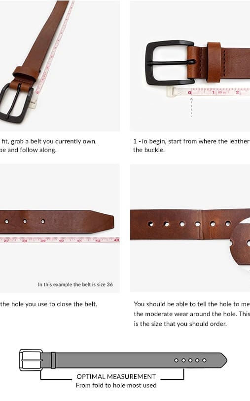 Brave Belt - Makani Nappa Leather In Antelope Or Black - 