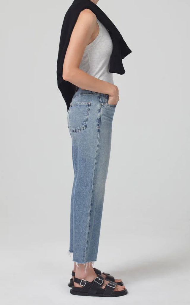 Citizens of Humanity - Florence Mid Rise Wide Leg Jeans in