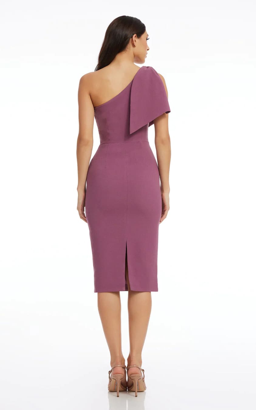 Dress The Population - Tiffany Bow Shoulder in Orchid -