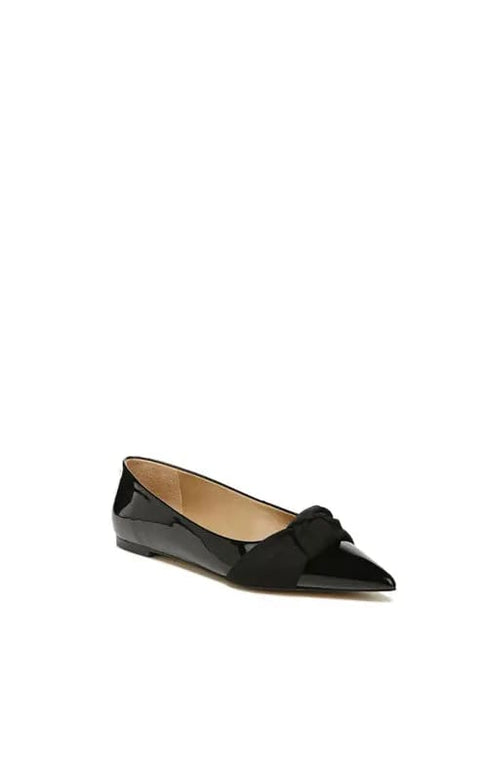 Sam Edelman Wheaton Patent Leather Black Kitten Flat floc boutique