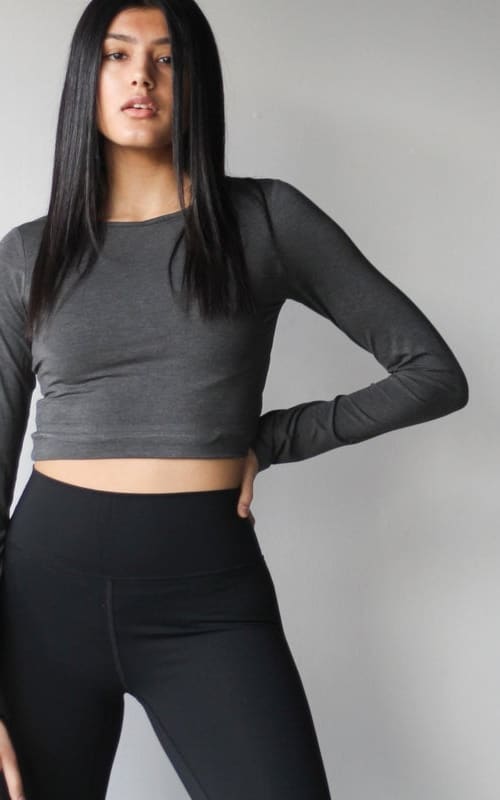 Emmy Deveaux- Double Layered Crop Top - top