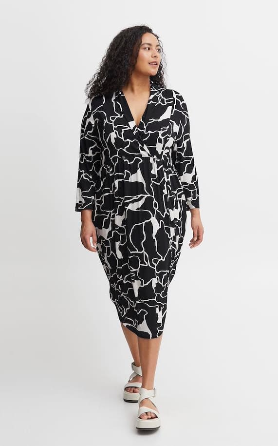 Plus size jersey on sale dress