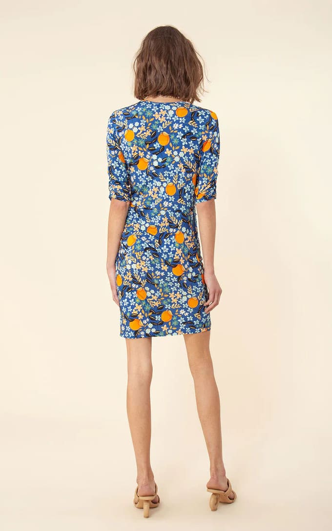 Hale Bob - Sunny Clementine Draped Jersey Dress - Dresses