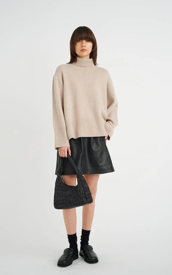 In Wear - Wook Leather Skirt - Skirts