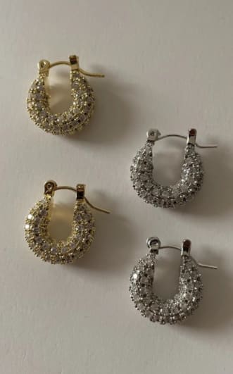 Namaste- Aliya Hoops - jewelry
