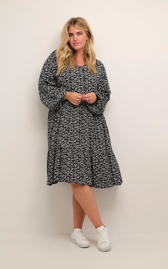 Lauren Ralph Lauren TAMREIGHT SHORT SLEEVE DAY DRESS - Vestito casual - black/nero Lauren Ralph Lauren TAMREIGHT SHORT SLEEVE DAY DRESS - Vestito casual - black/nero