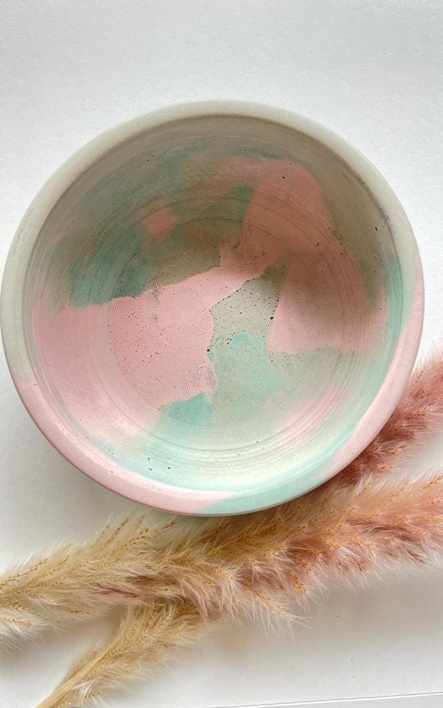 Liezl - Irregular Bowl - Periwinkle Marble - Giftware