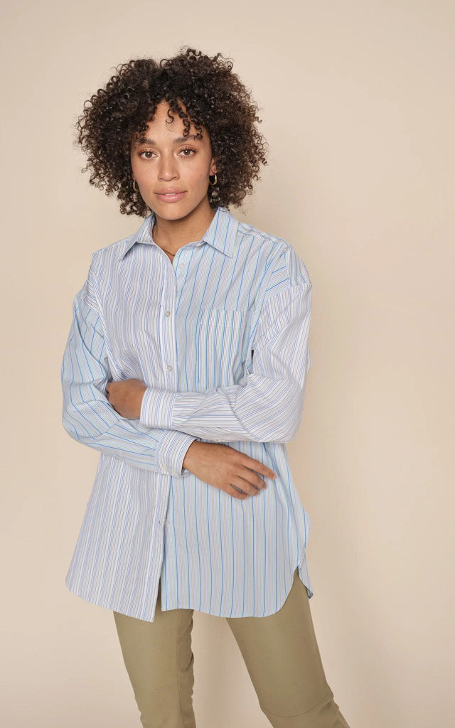 Mos Mosh - Elke Multi Stripe Shirt - Blouse