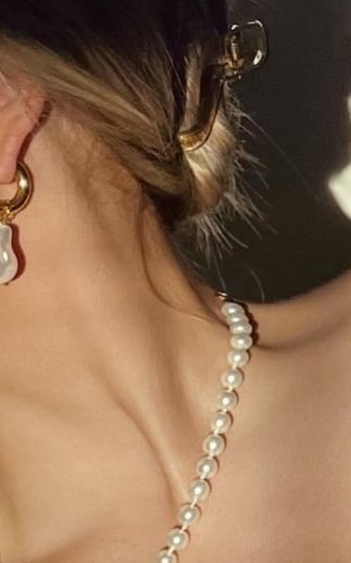 Namaste- Nuria Pearl Hoop Earring - jewelry