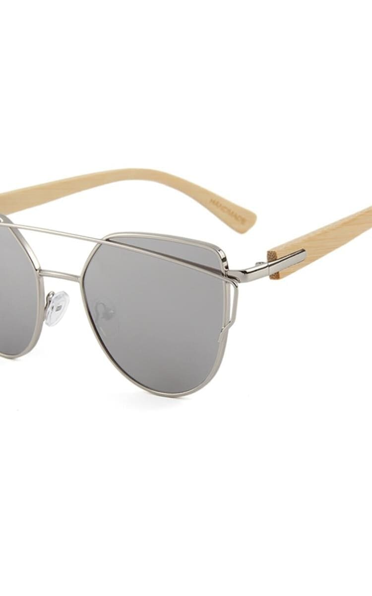 Kuma - Olive Earth Friendly Eyewear - Silver - accessories