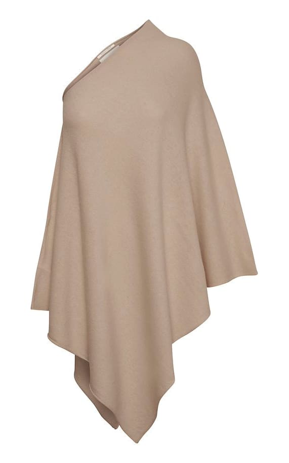 Part Two - Kristanna Wool/Cashmere Poncho - Camel