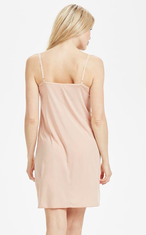 Saint Tropez - Nena Adjustable Strap Slip Dress In Nude - 