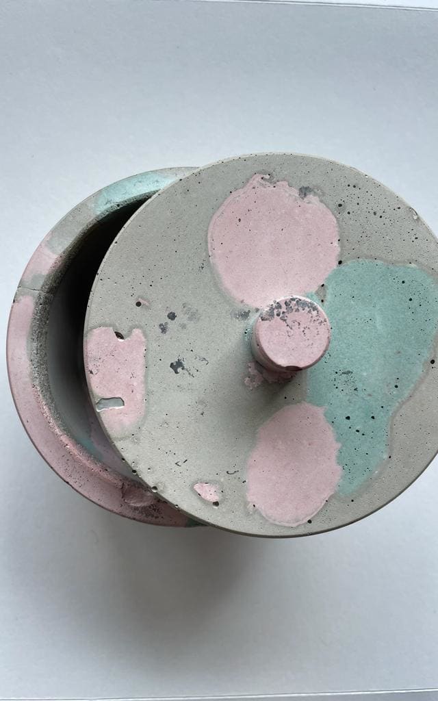 Liezl- Secret Keeper Container - Periwinkle Marble - 