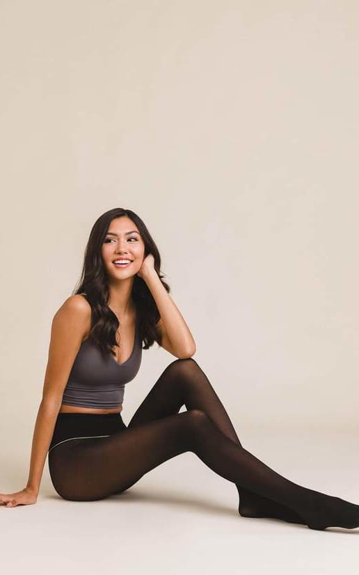 Classic Unbreakable Sheer Tights in Black - accessories