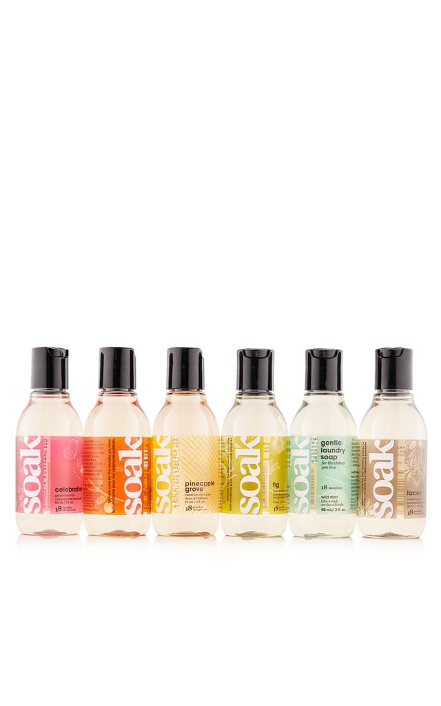 Soak - Travel Size Laundry Care - Gift & Body