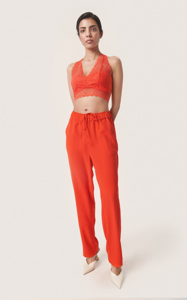 Soaked in Luxury - Dolly Lace Bralette Tangerine - top