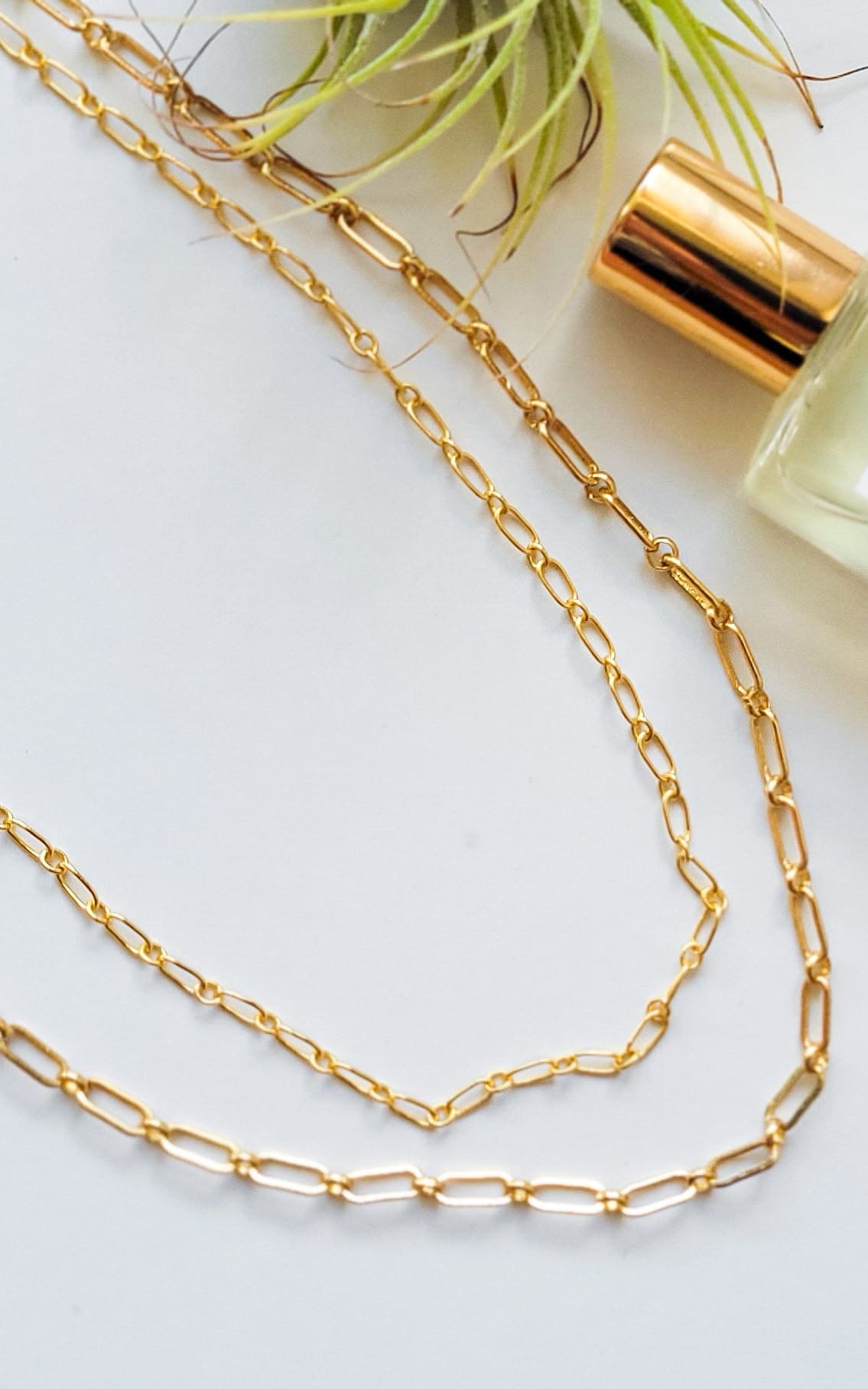 Twisted Baubles- Double Paperclip Necklace - jewelry