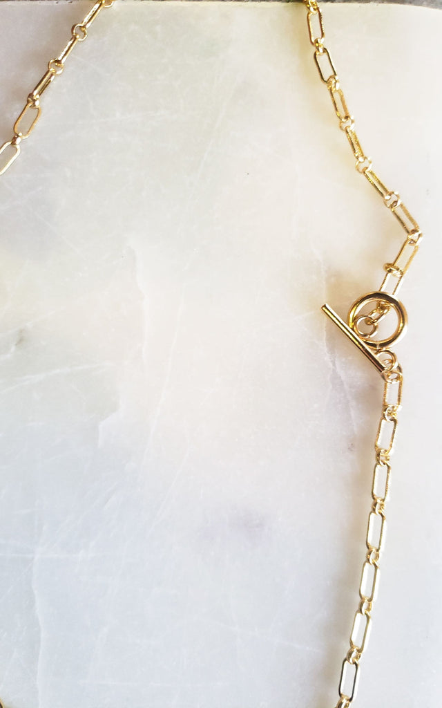 Zoë Chicco 14k Gold Medium Paperclip Rolo Chain Pavé Diamond Toggle Lariat  Necklace – ZOË CHICCO