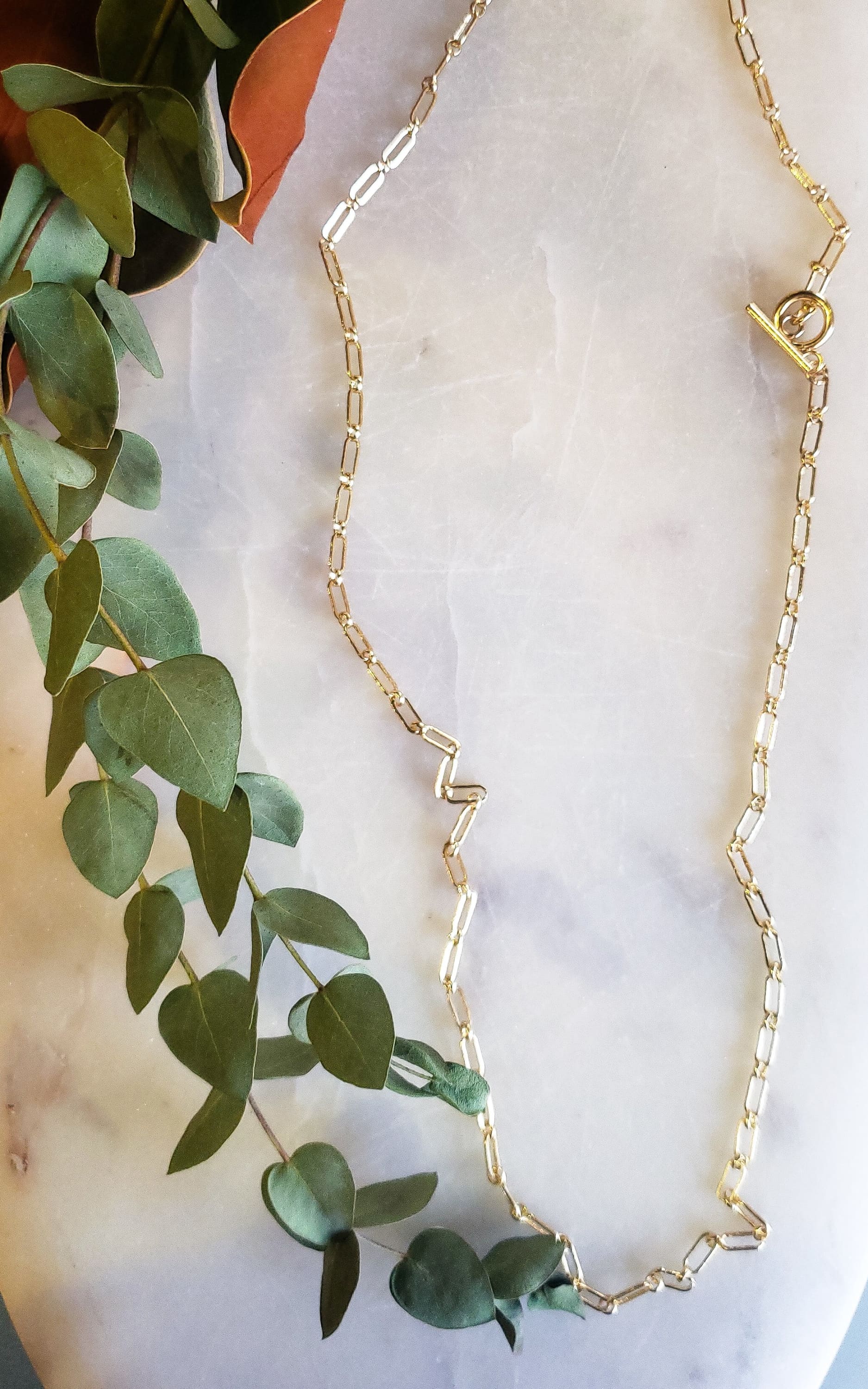 Paperclip Lariat Necklace - jewelry