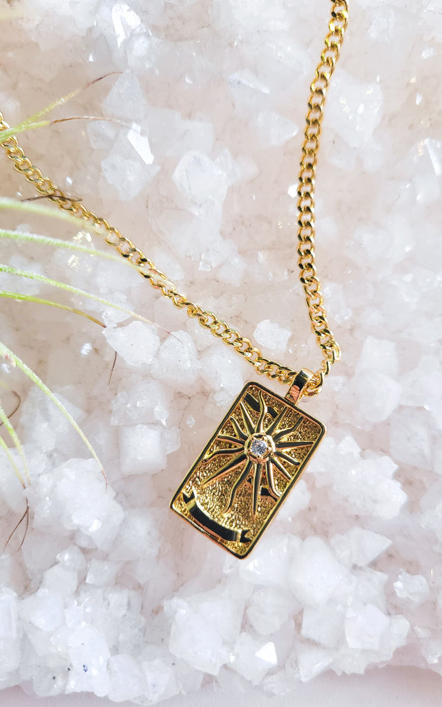 Twisted Baubles- Tarot Card Charm Necklace - Jewelry