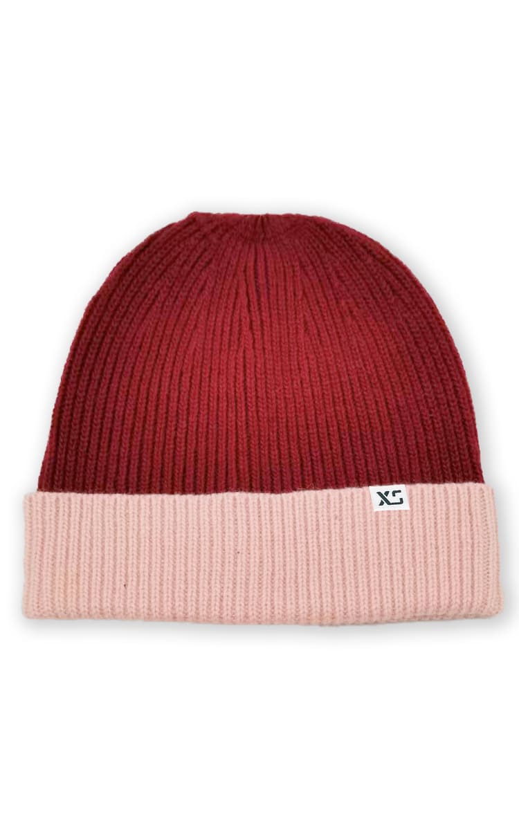 XS Unified - Weekender Two Tone Beanie - Crimson/Blush - 