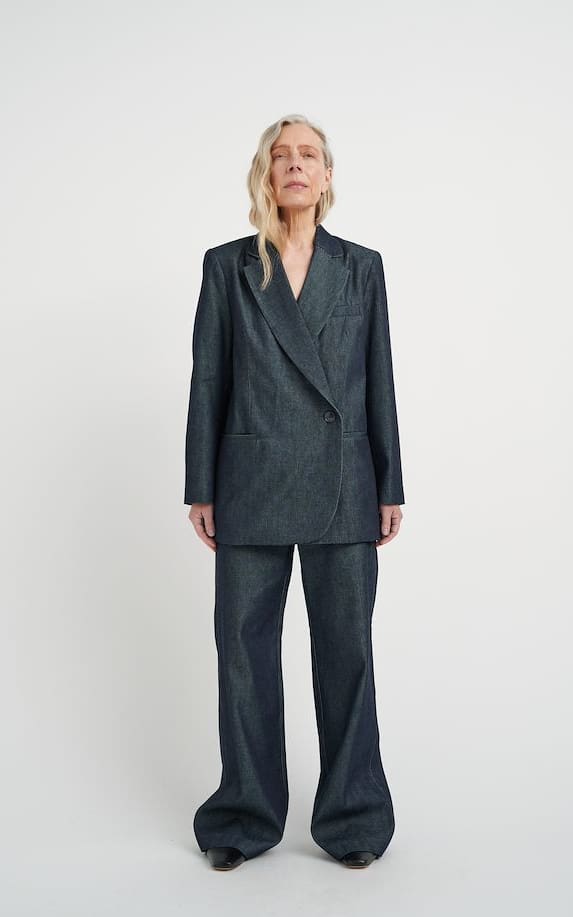 In Wear - Magdall Wide Pants in Blue Denim - Bottom