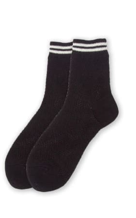 XS Unified - Mesh Sneaker Sock W Colour Options - Black - 