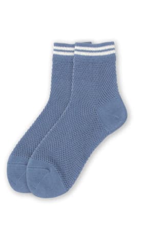 XS Unified - Mesh Sneaker Sock W Colour Options - Blue - 