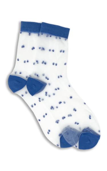 Sheer Dot Anklet Sock - accessories