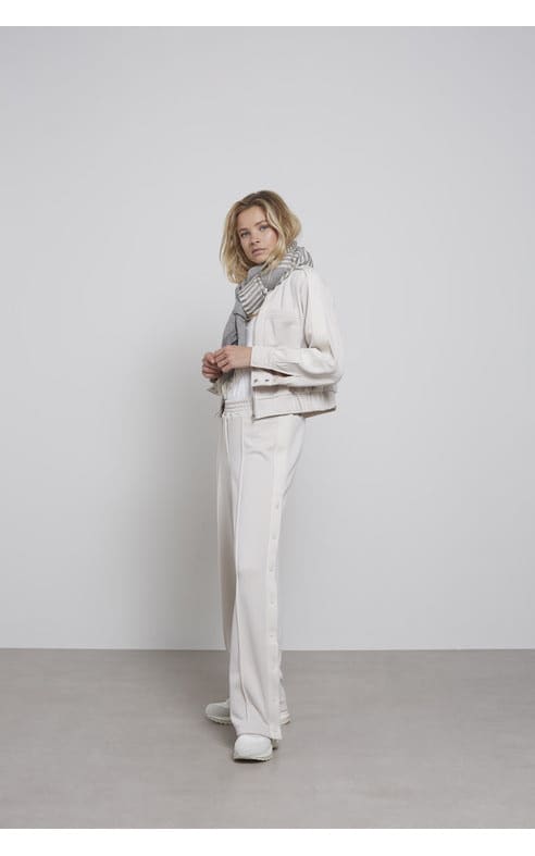 Yaya- Jersey Trouser With Snap Sides - pant